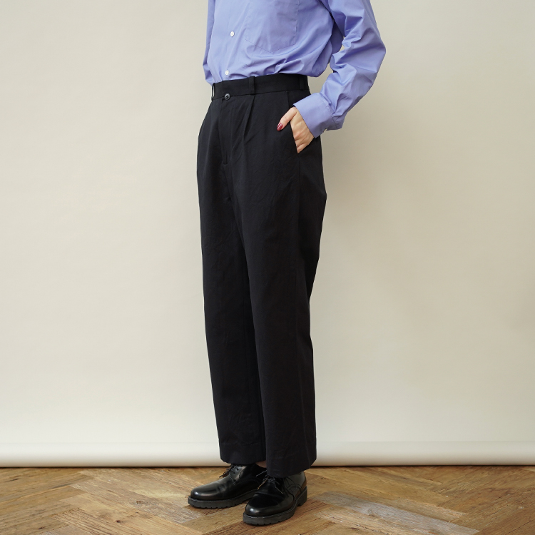 YAECA/CHINO PANTS / TUCK STRAIGHT