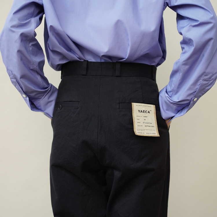 YAECA/CHINO PANTS / TUCK STRAIGHT