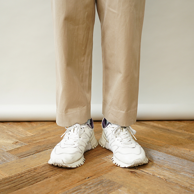 YAECA/CHINO PANTS / TUCK TAPERED