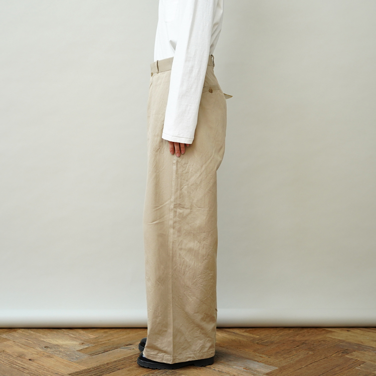 YAECA/CHINO PANTS / WIDE