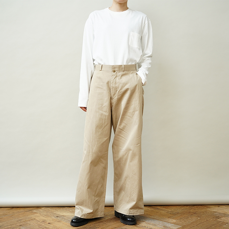 YAECA/CHINO PANTS / WIDE