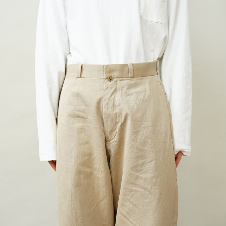 YAECA/CHINO PANTS / WIDE