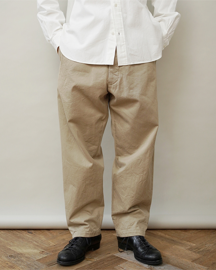 YAECA/CHINO PANTS / WIDE TAPERED