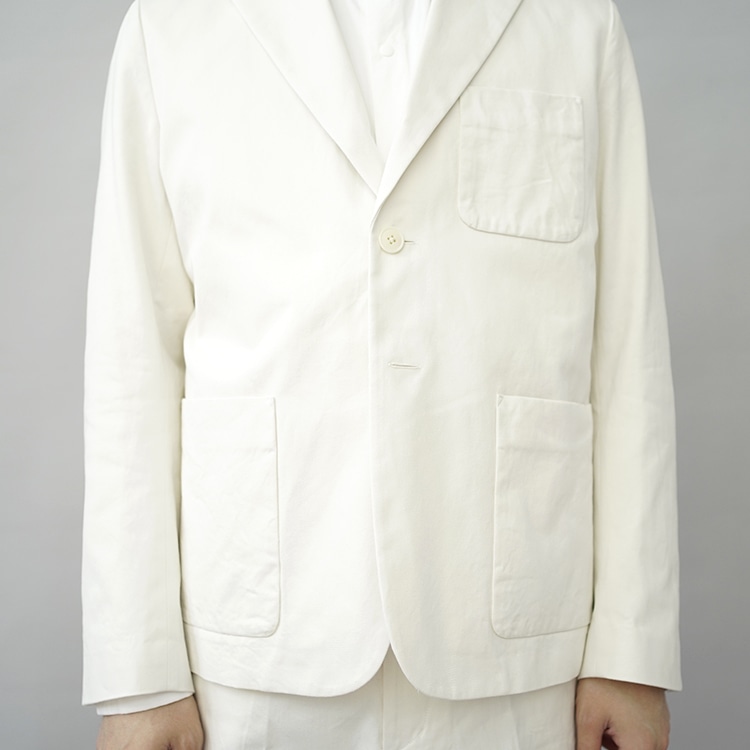 CHINO 3B JACKET / WHITE