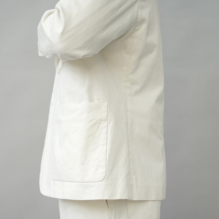 CHINO 3B JACKET / WHITE