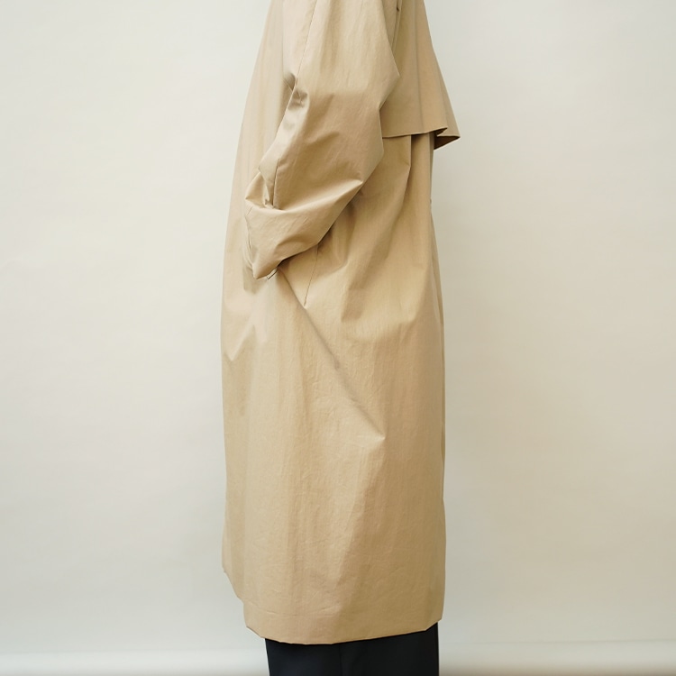 YAECA/SOUTIEN COLLAR COAT / LONG