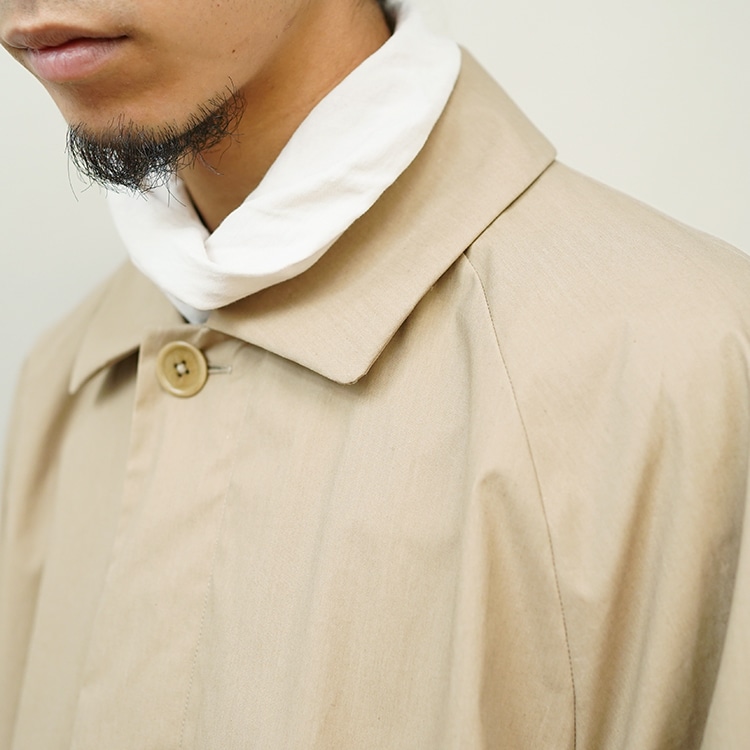 YAECA/SOUTIEN COLLAR COAT / LONG