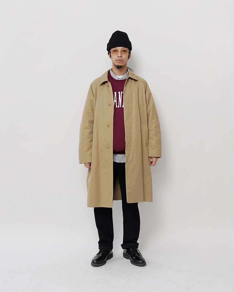 YAECA SOUTIEN COLLAR COAT / BEIGE - その他