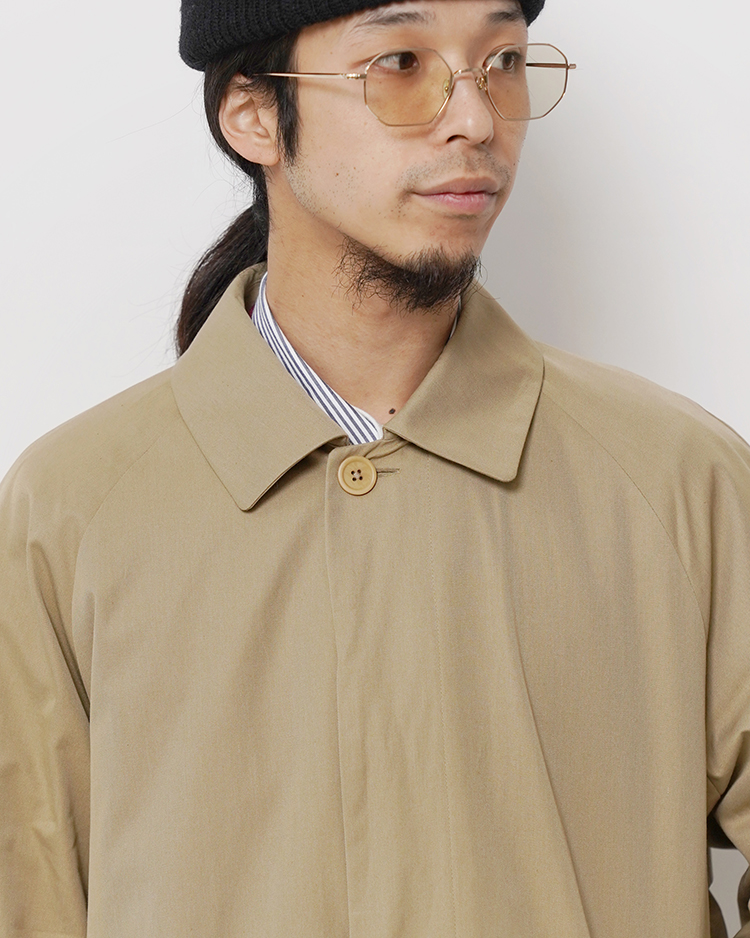 YAECA/SOUTIEN COLLAR COAT / STANDARD