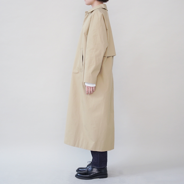 YAECA/SOUTIEN COLLAR COAT / LONG