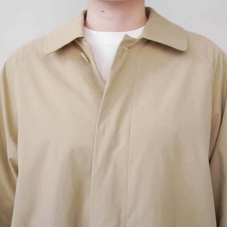 YAECA/SOUTIEN COLLAR COAT / LONG