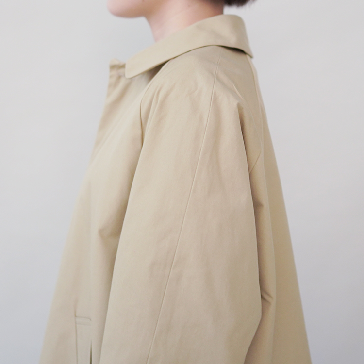 YAECA/SOUTIEN COLLAR COAT / LONG