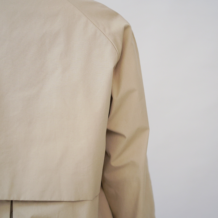 YAECA/SOUTIEN COLLAR COAT / LONG