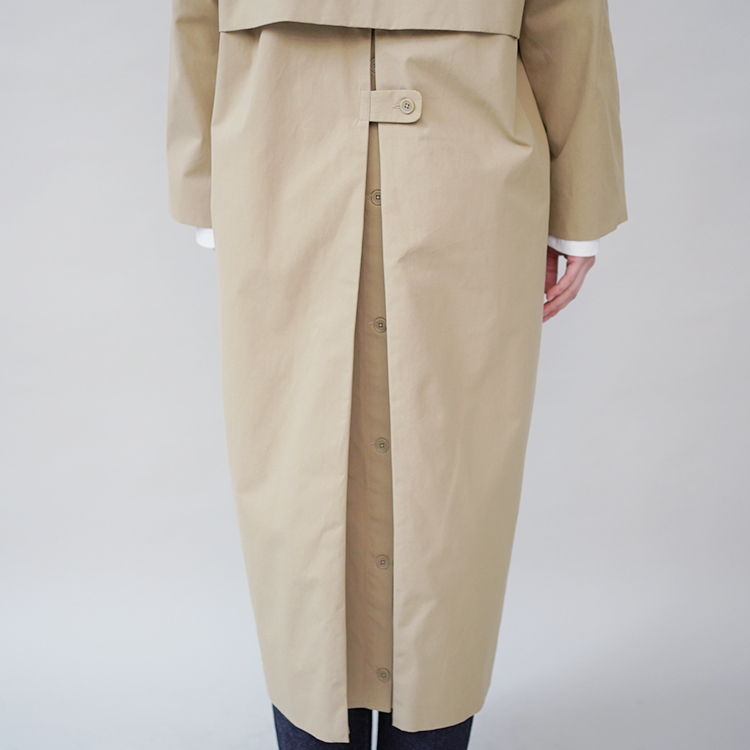 YAECA/SOUTIEN COLLAR COAT / LONG