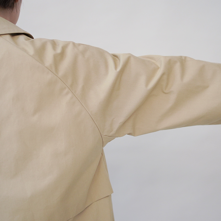 YAECA/SOUTIEN COLLAR COAT / LONG