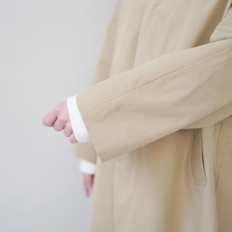 YAECA/SOUTIEN COLLAR COAT / LONG
