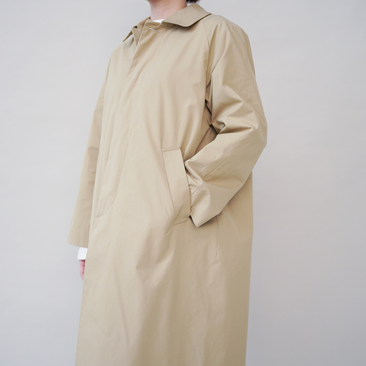 YAECA/SOUTIEN COLLAR COAT / LONG
