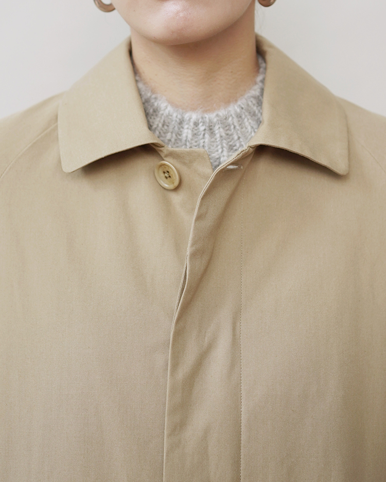 YAECA/SOUTIEN COLLAR COAT / STANDARD