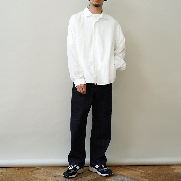 YAECA / WIDE CROPPED DENIM