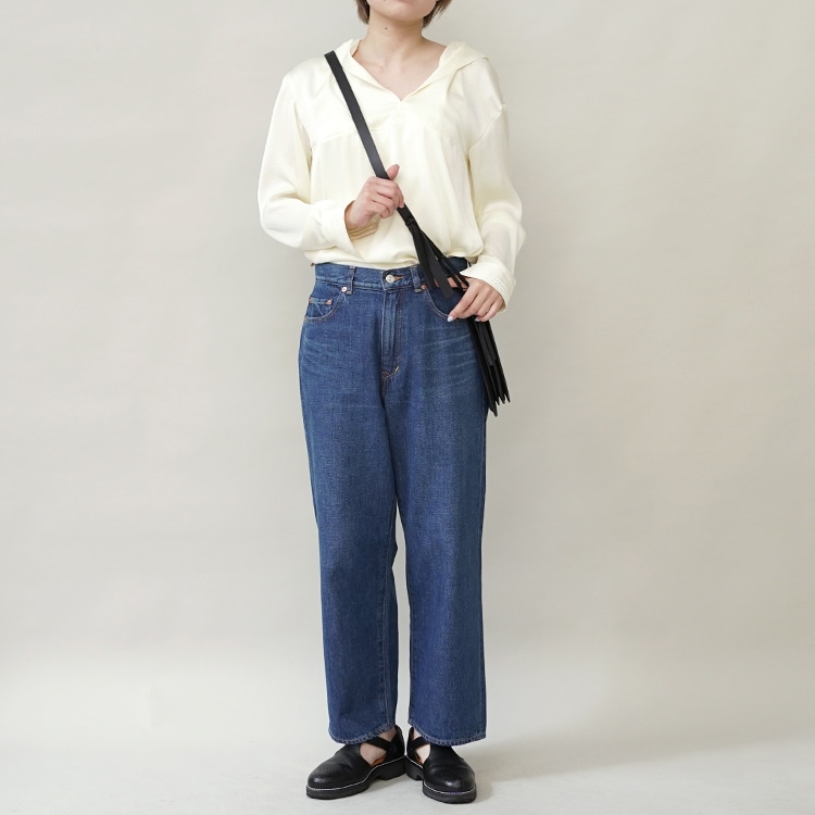 YAECA / WIDE CROPPED DENIM