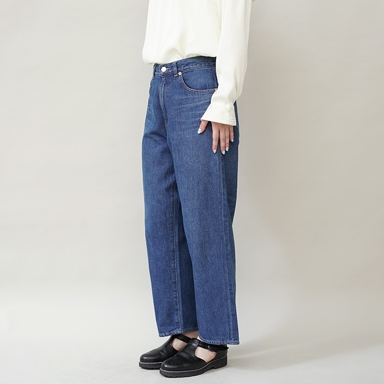 YAECA / WIDE CROPPED DENIM