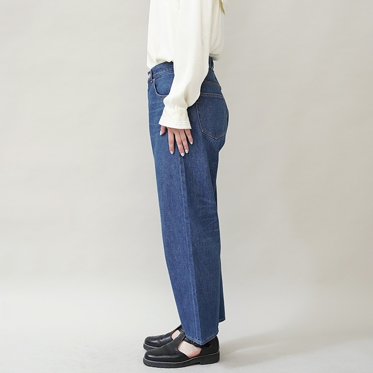 YAECA / WIDE CROPPED DENIM