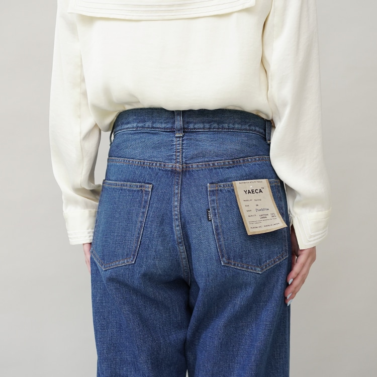 YAECA / WIDE CROPPED DENIM