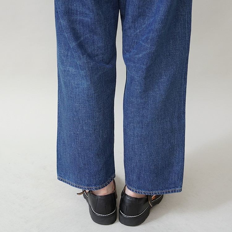 YAECA / WIDE CROPPED DENIM