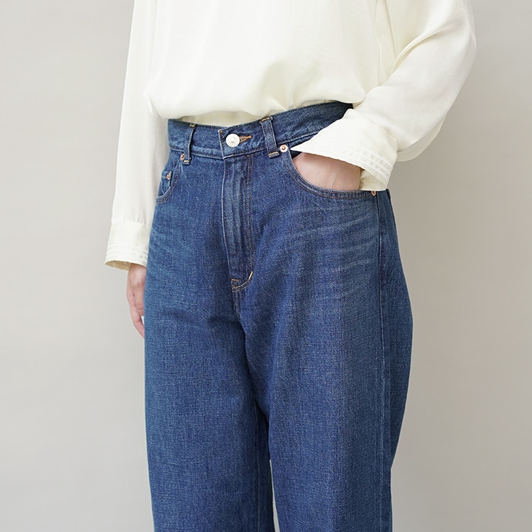 YAECA / WIDE CROPPED DENIM