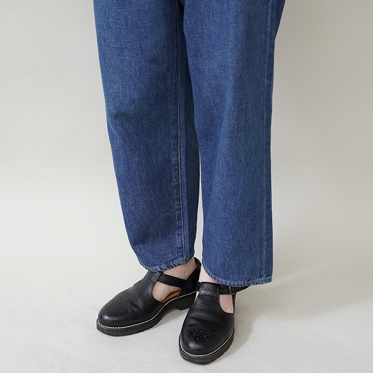 YAECA / WIDE CROPPED DENIM