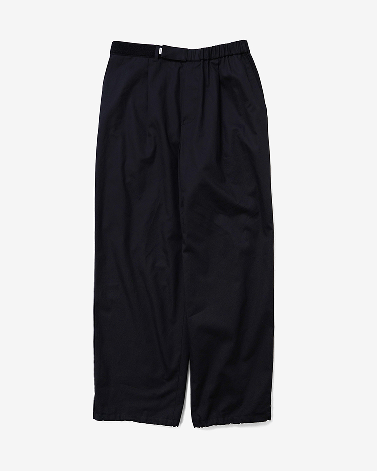 Graphpaper (MEN) / Cotton Gabardine Chef Track Pants / NAVY
